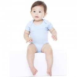 Plain Baby Rib Short Sleeve One Piece Bella 195 GSM